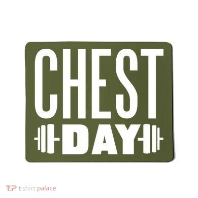 Chest Day Gym Workout Mousepad