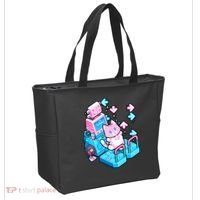 Cute Dancing Game Kitty Tote Bag thumb 2