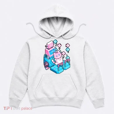 Cute Dancing Game Kitty Hoodie