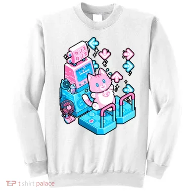 Cute Dancing Game Kitty Sweatshirt
