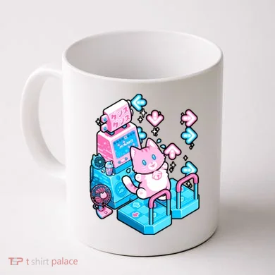 Cute Dancing Game Kitty Coffee Mug