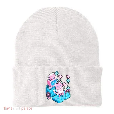 Cute Dancing Game Kitty Beanie