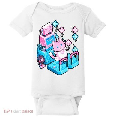 Cute Dancing Game Kitty Baby Bodysuit