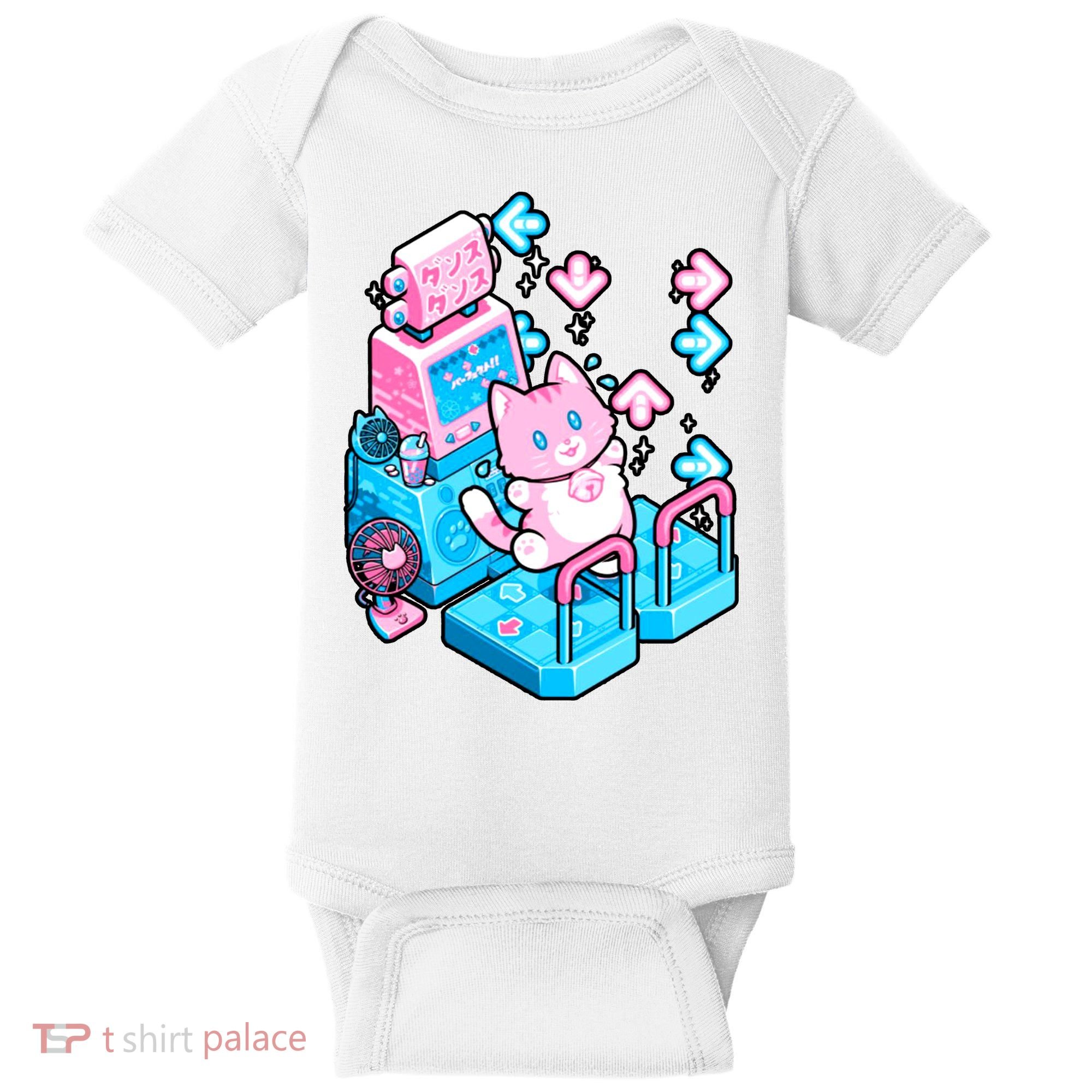 Cute Dancing Game Kitty Baby Bodysuit