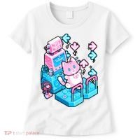 Cute Dancing Game Kitty Women's T-Shirt thumb 0
