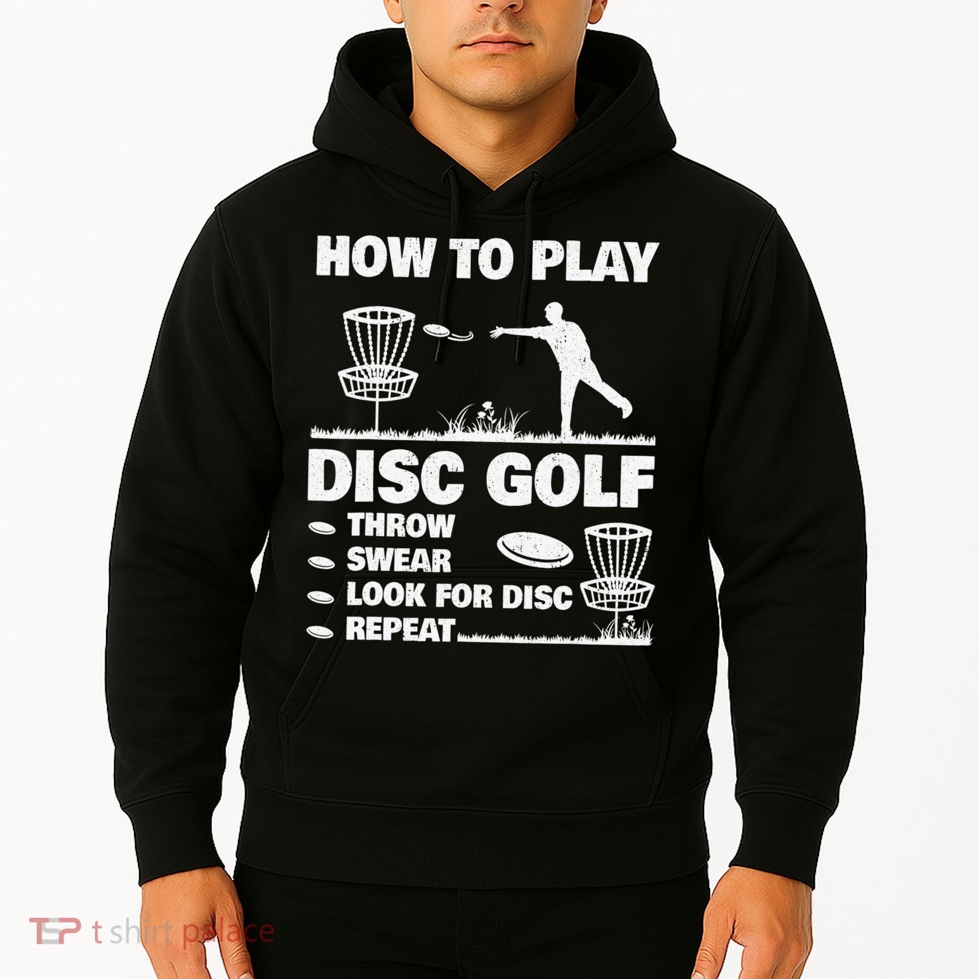 Cool Disc Golf For  Dad Sports Tournament Best Dad By Par Hoodie