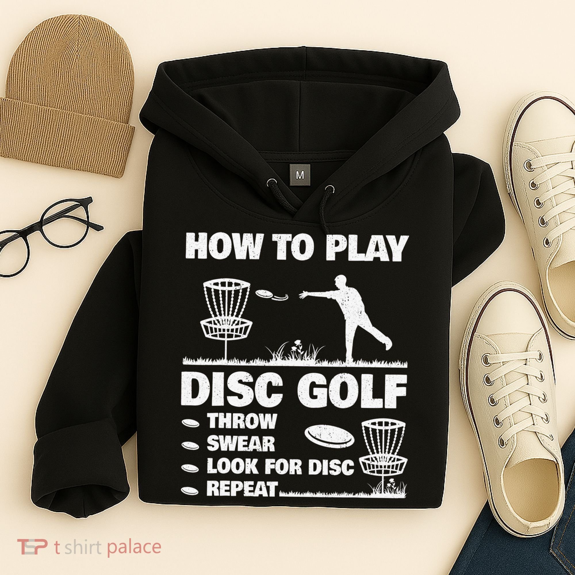 Cool Disc Golf For  Dad Sports Tournament Best Dad By Par Hoodie