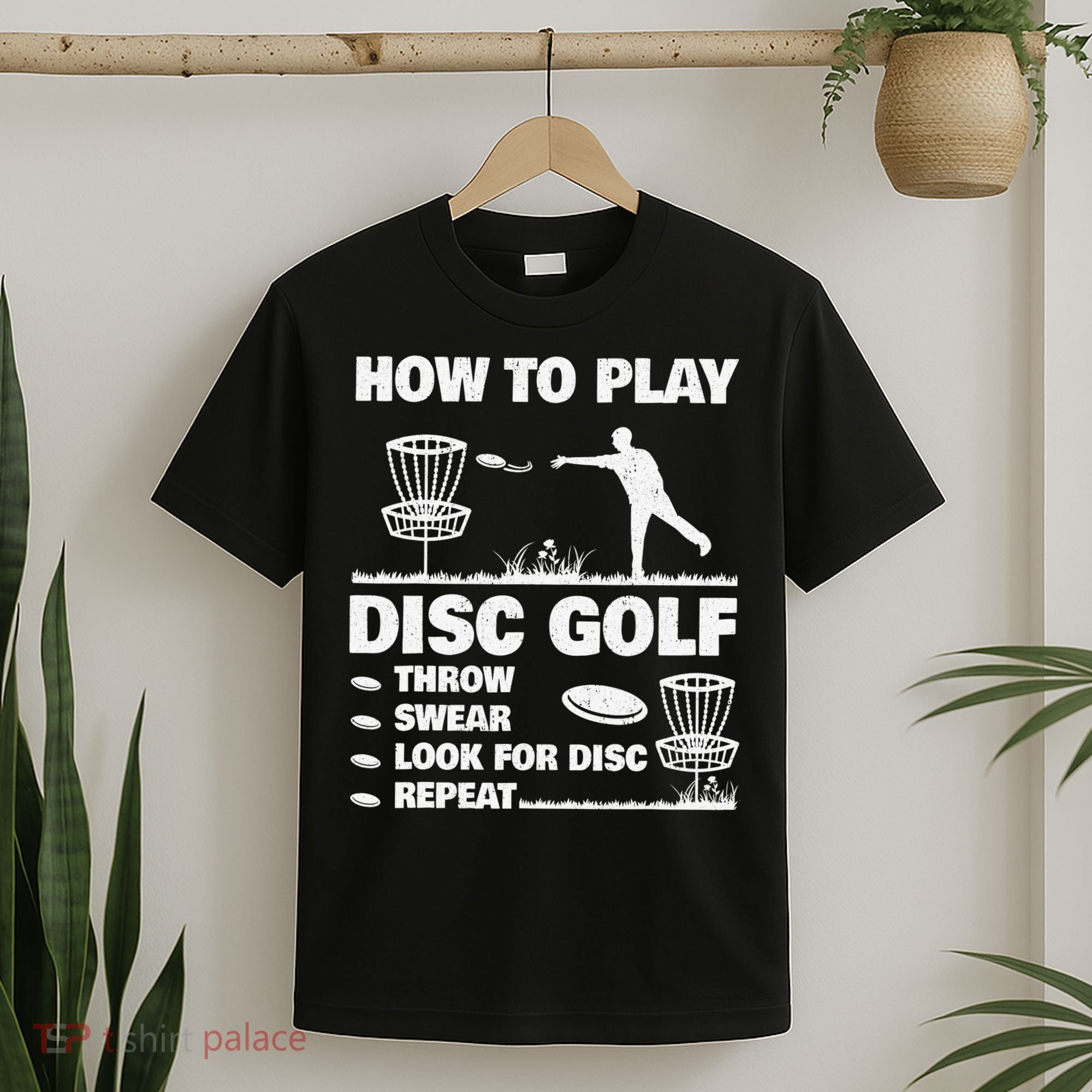 Cool Disc Golf For  Dad Sports Tournament Best Dad By Par T-Shirt