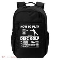 Cool Disc Golf For  Dad Sports Tournament Best Dad By Par Backpack thumb 0