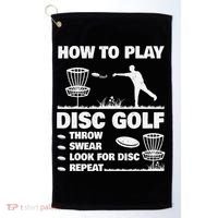 Cool Disc Golf For  Dad Sports Tournament Best Dad By Par Golf Towel thumb 0