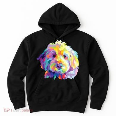 Colorful Dog Goldendoodle Gift Labradoodle Pet Bernedoodle Hoodie
