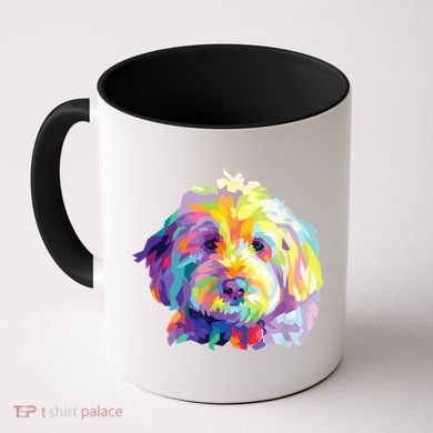 Colorful Dog Goldendoodle Gift Labradoodle Pet Bernedoodle Coffee Mug