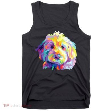 Colorful Dog Goldendoodle Gift Labradoodle Pet Bernedoodle Tank Top