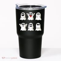 Cute Dancing Ghosts Boys Girls Ghost Halloween Costume Tumbler thumb 0