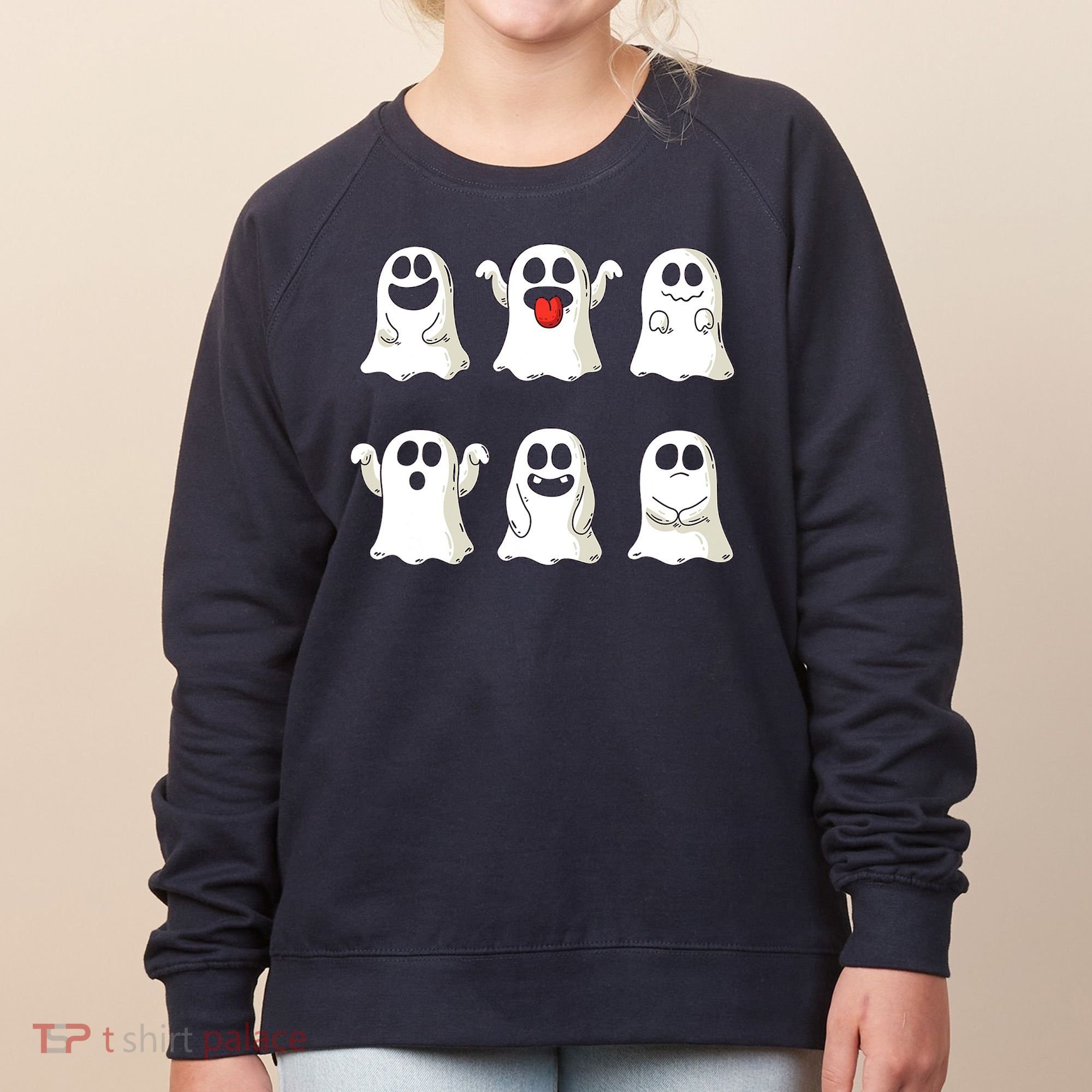 Cute Dancing Ghosts Boys Girls Ghost Halloween Costume Women's Sweatshirt