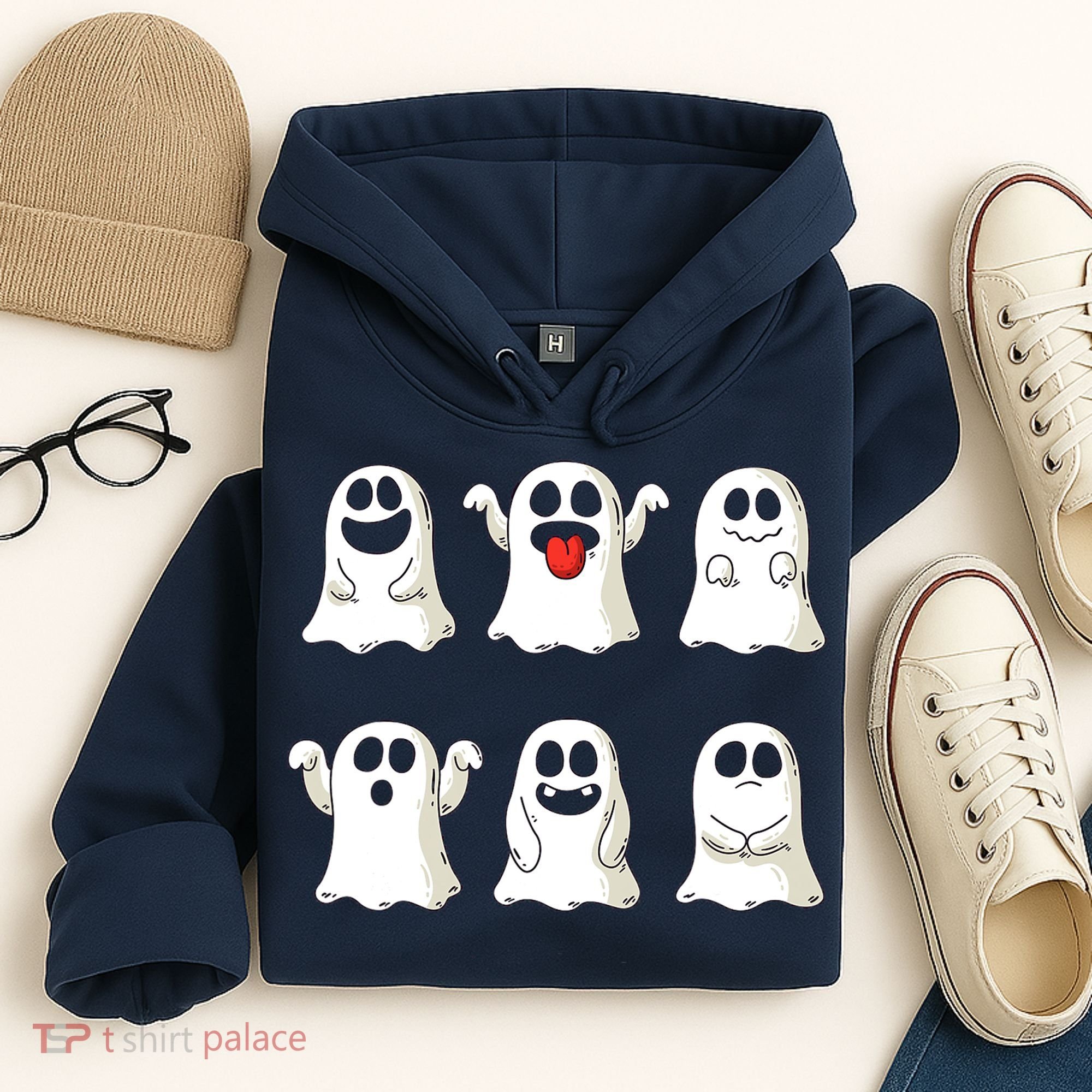 Cute Dancing Ghosts Boys Girls Ghost Halloween Costume Hoodie