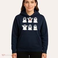 Cute Dancing Ghosts Boys Girls Ghost Halloween Costume Hoodie thumb 5