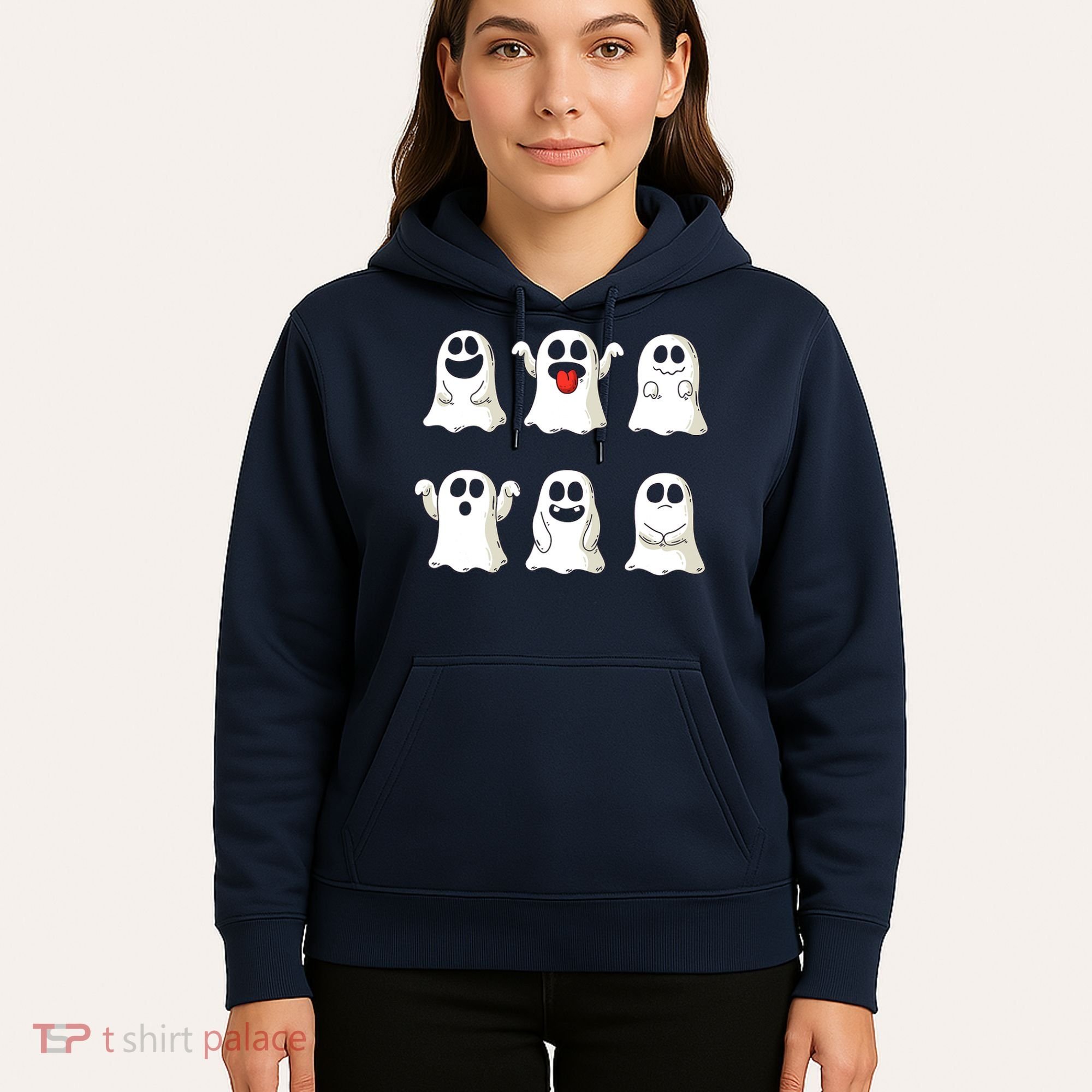 Cute Dancing Ghosts Boys Girls Ghost Halloween Costume Hoodie
