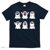 Cute Dancing Ghosts Boys Girls Ghost Halloween Costume T-Shirt thumb 0