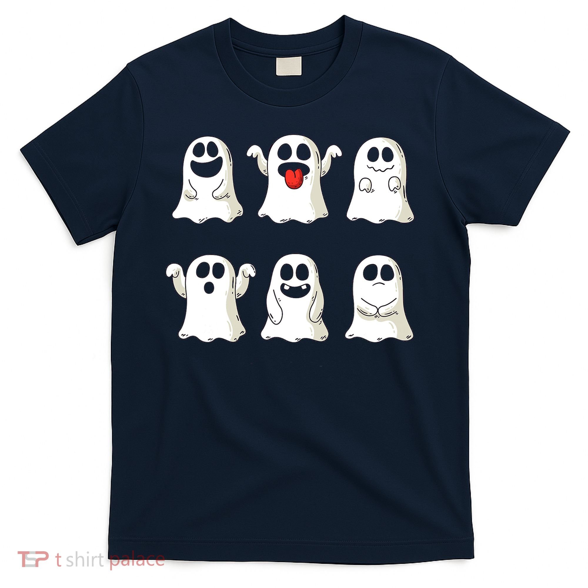 Cute Dancing Ghosts Boys Girls Ghost Halloween Costume T-Shirt