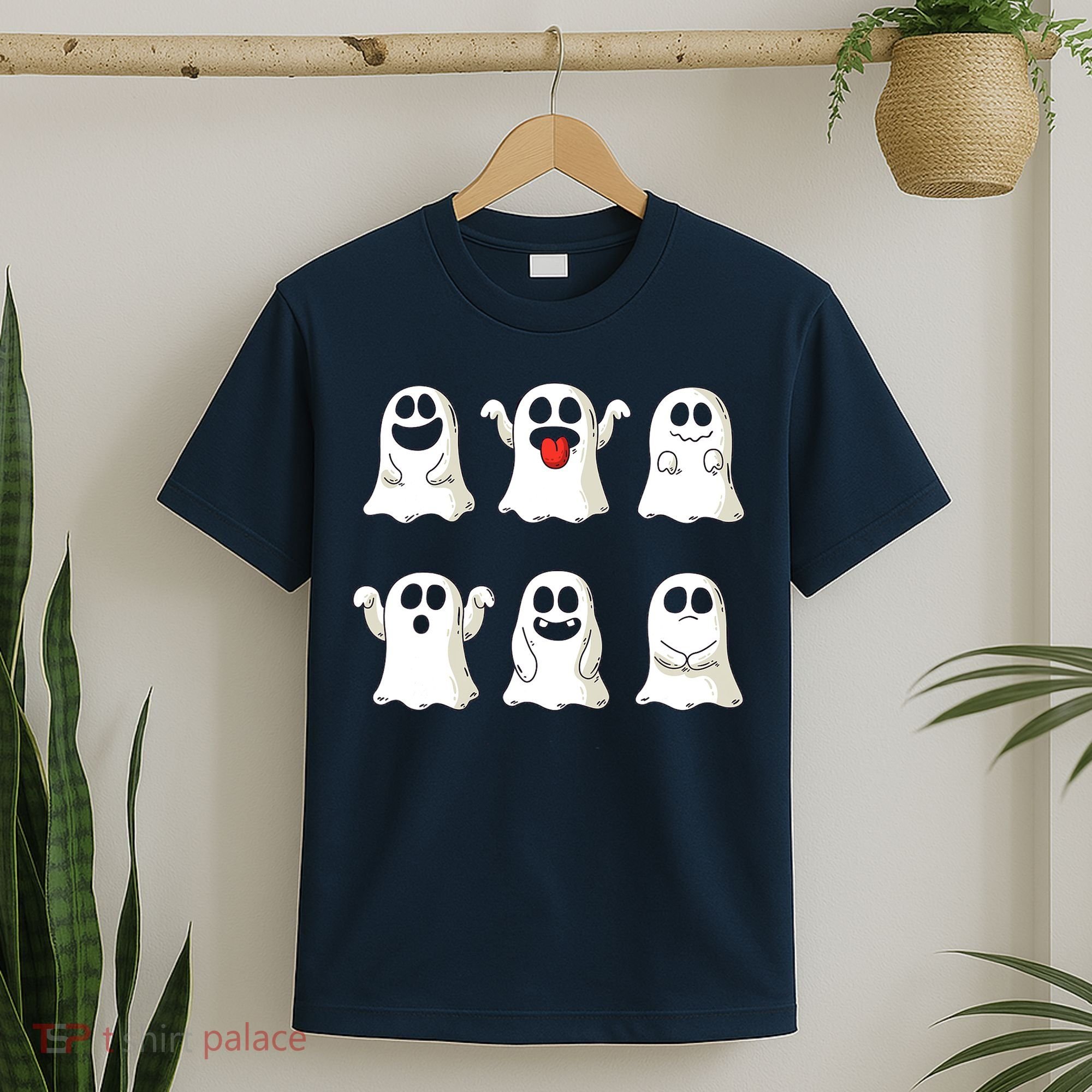Cute Dancing Ghosts Boys Girls Ghost Halloween Costume T-Shirt