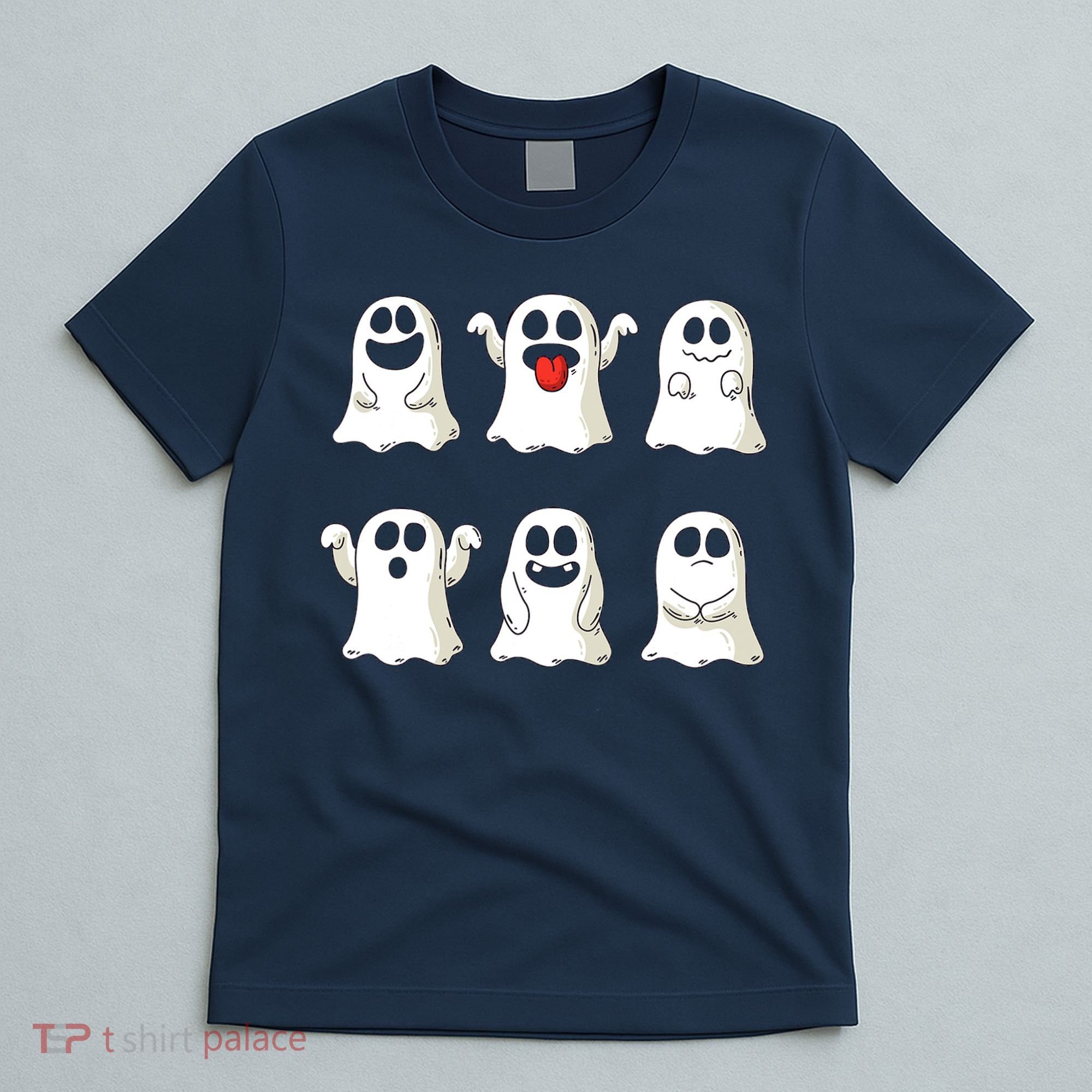Cute Dancing Ghosts Boys Girls Ghost Halloween Costume T-Shirt
