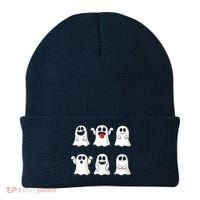 Cute Dancing Ghosts Boys Girls Ghost Halloween Costume Beanie thumb 0