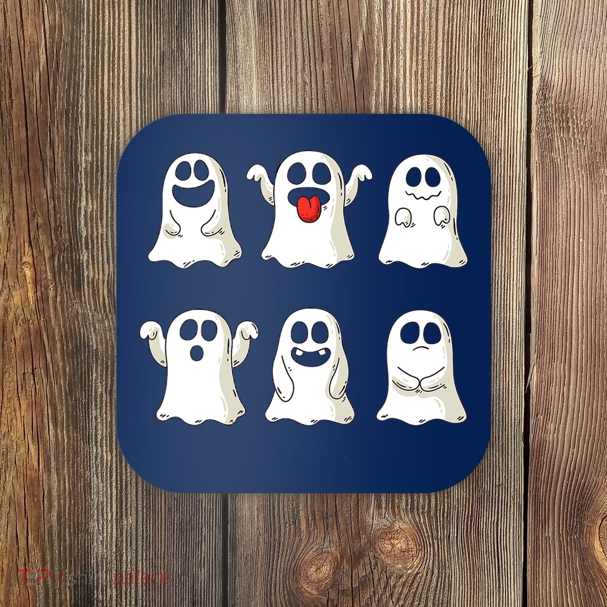 Cute Dancing Ghosts Boys Girls Ghost Halloween Costume Coaster