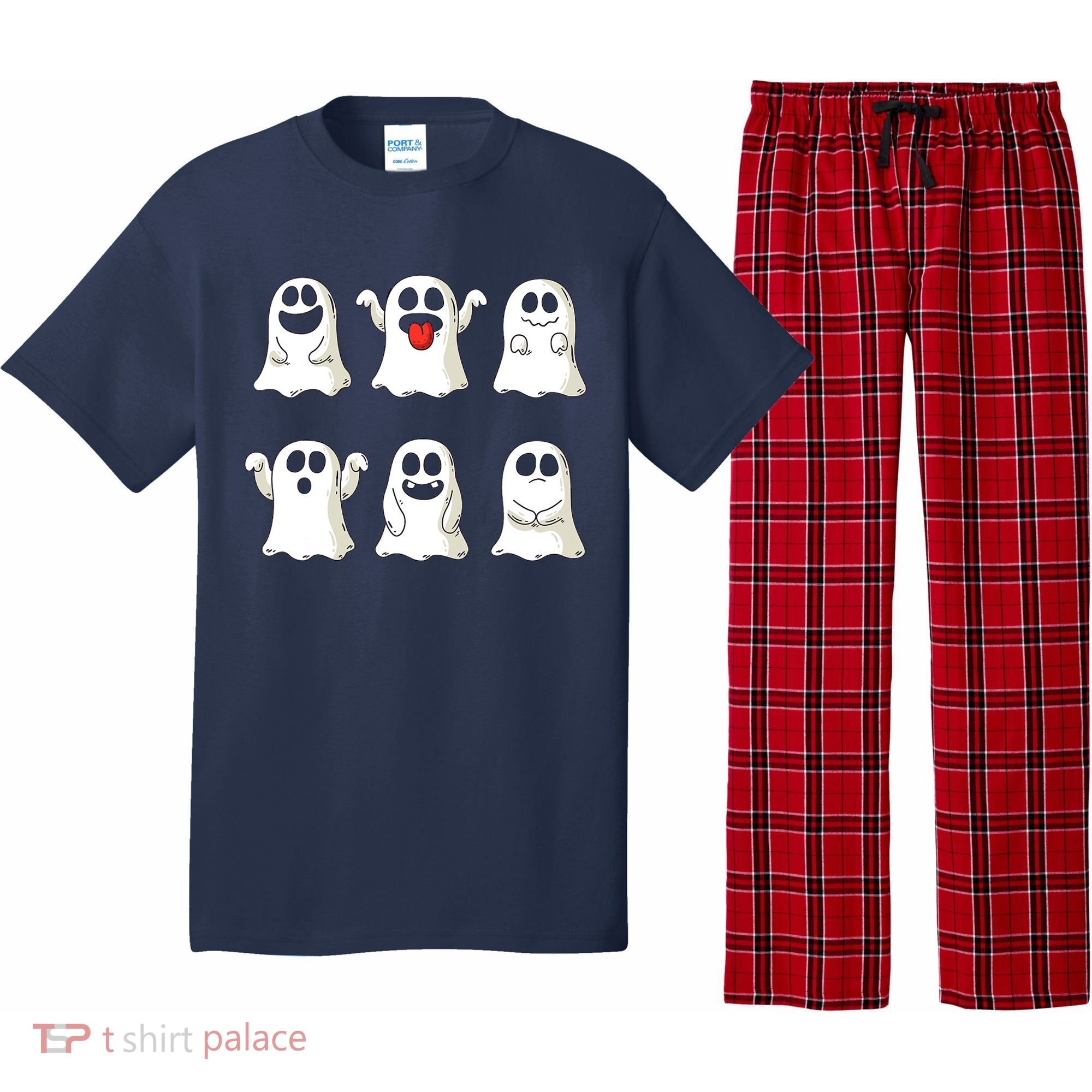 Cute Dancing Ghosts Boys Girls Ghost Halloween Costume Pajama Set