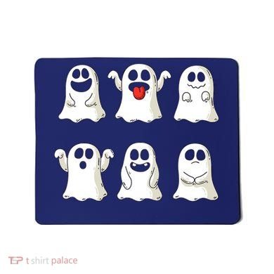 Cute Dancing Ghosts Boys Girls Ghost Halloween Costume Mousepad