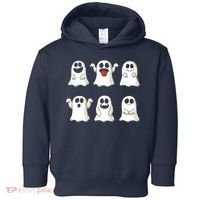 Cute Dancing Ghosts Boys Girls Ghost Halloween Costume Toddler Hoodie thumb 0