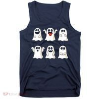 Cute Dancing Ghosts Boys Girls Ghost Halloween Costume Tank Top thumb 0