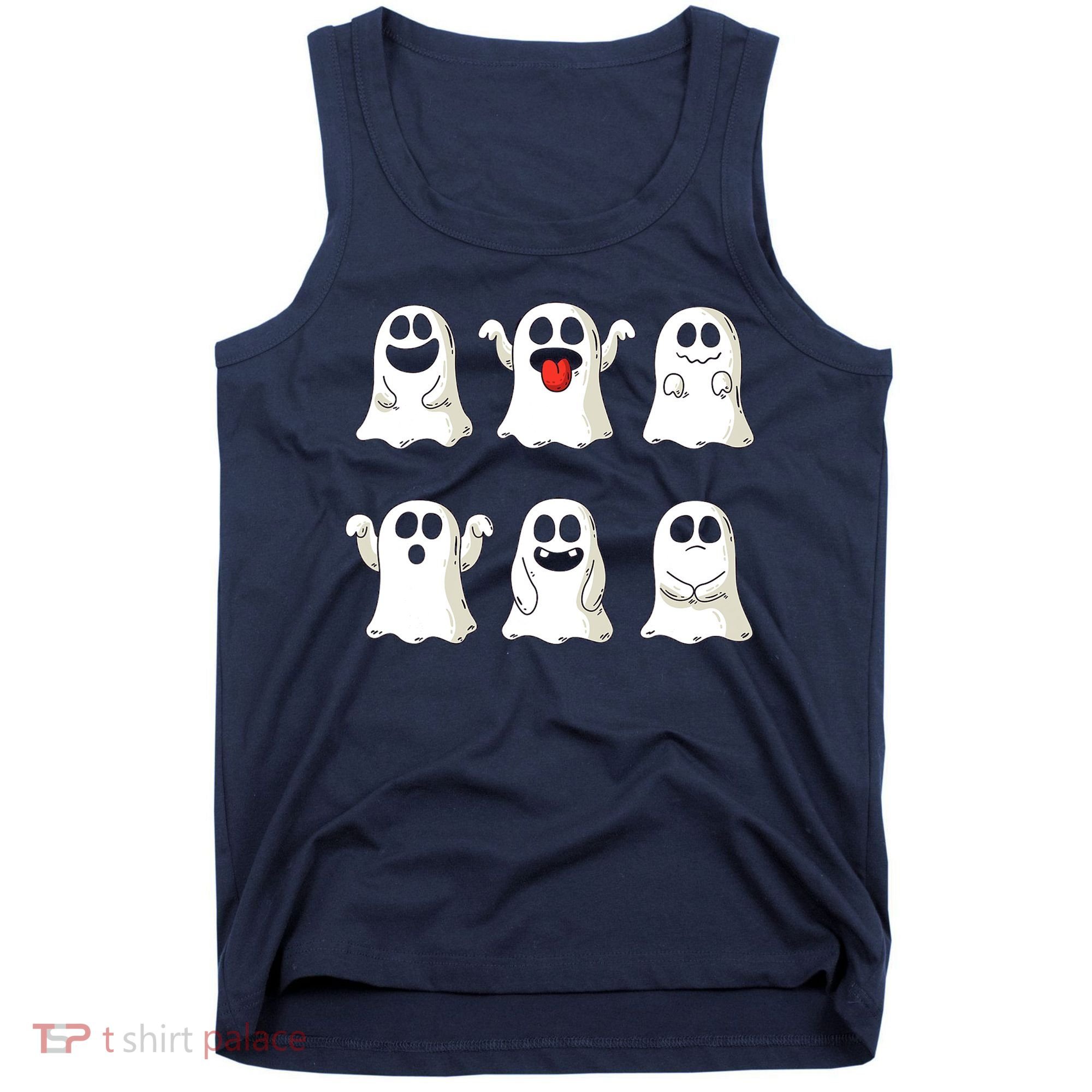 Cute Dancing Ghosts Boys Girls Ghost Halloween Costume Tank Top