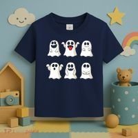 Cute Dancing Ghosts Boys Girls Ghost Halloween Costume Toddler T-Shirt thumb 3