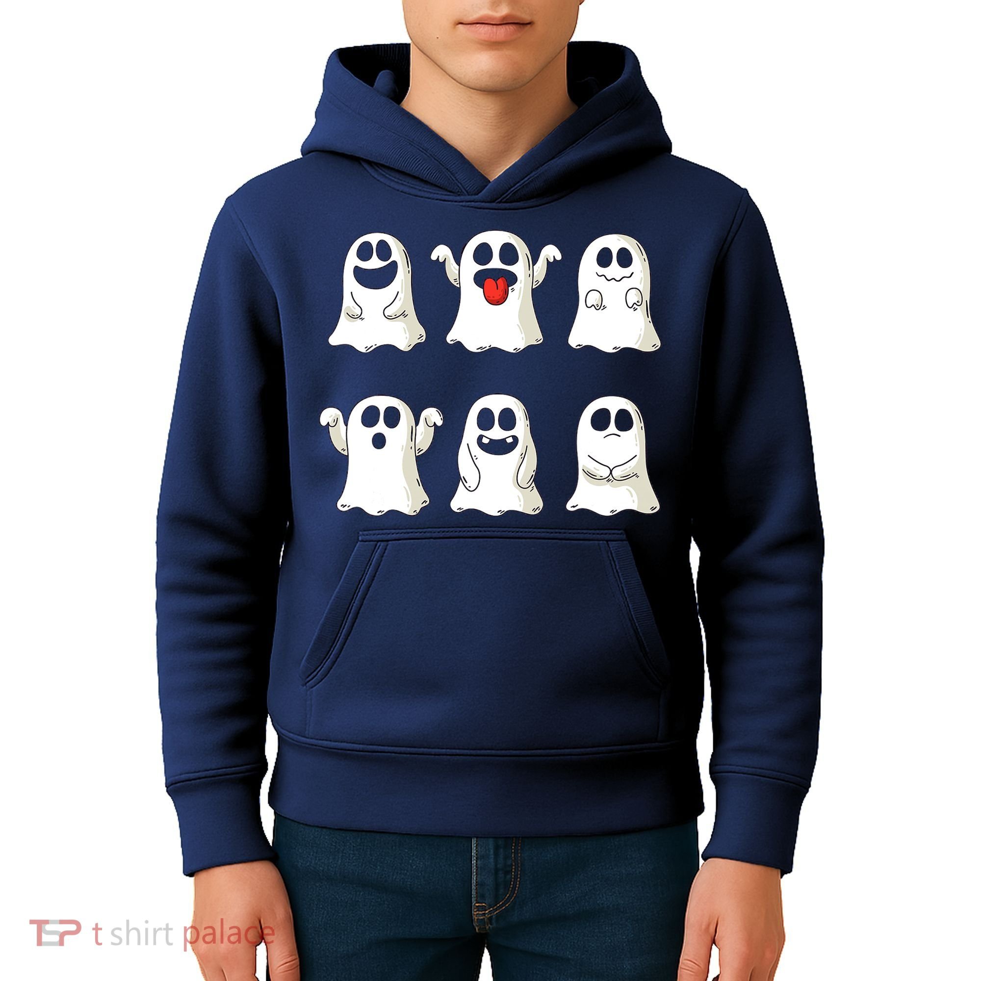Cute Dancing Ghosts Boys Girls Ghost Halloween Costume Kids Hoodie