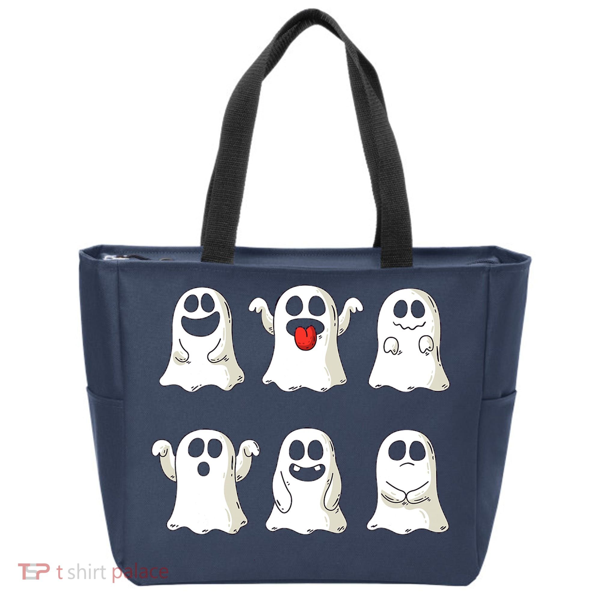 Cute Dancing Ghosts Boys Girls Ghost Halloween Costume Tote Bag