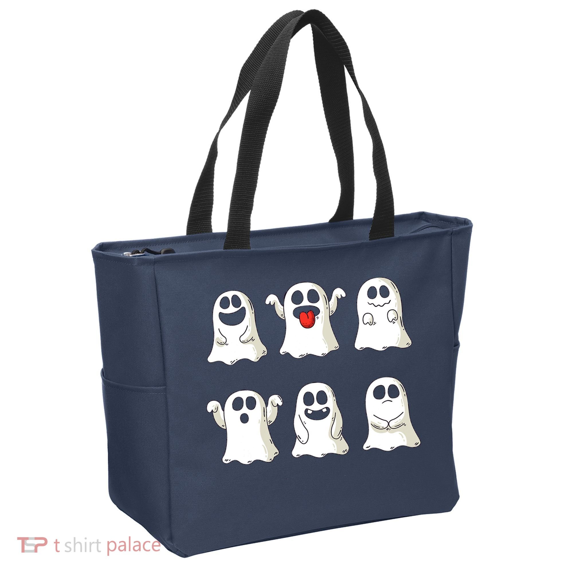 Cute Dancing Ghosts Boys Girls Ghost Halloween Costume Tote Bag