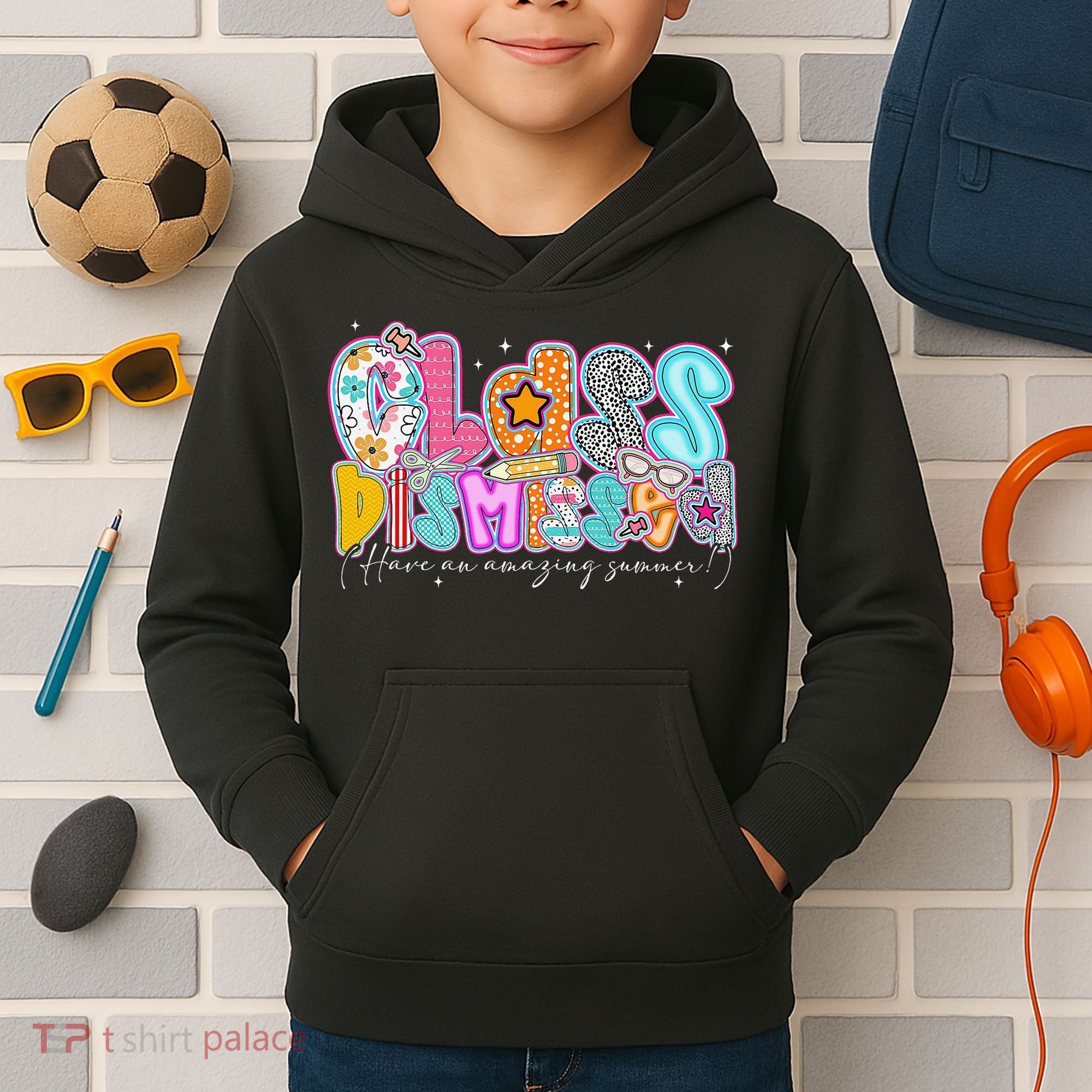 Class Dismissed Have An Amazing Summer Last Day Of School Kids Hoodie