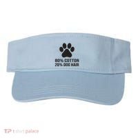 Cotton Dog Hair Funny Dog Saying Visor thumb 0