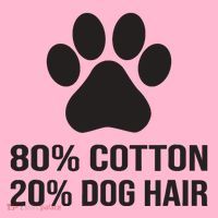 Cotton Dog Hair Funny Dog Saying Coaster thumb 2