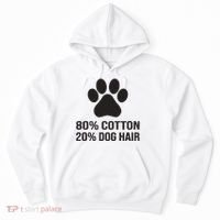Cotton Dog Hair Funny Dog Saying Hoodie thumb 0