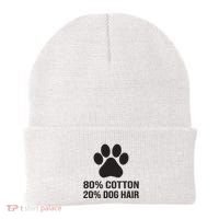Cotton Dog Hair Funny Dog Saying Beanie thumb 0