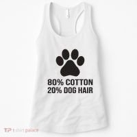 Cotton Dog Hair Funny Dog Saying Women's Tank Top thumb 0