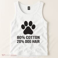 Cotton Dog Hair Funny Dog Saying Tank Top thumb 2