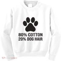 Cotton Dog Hair Funny Dog Saying Kids Sweatshirt thumb 0