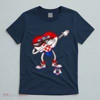 Croatia Dabbing Heart Hrvatska Soccer Team Croatia Flag T-Shirt thumb 5