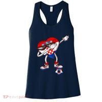 Croatia Dabbing Heart Hrvatska Soccer Team Croatia Flag Women's Tank Top thumb 0