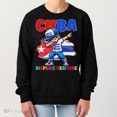 Cuba Dabbing Hispanic Heritage Celebration For Women's Sweatshirt