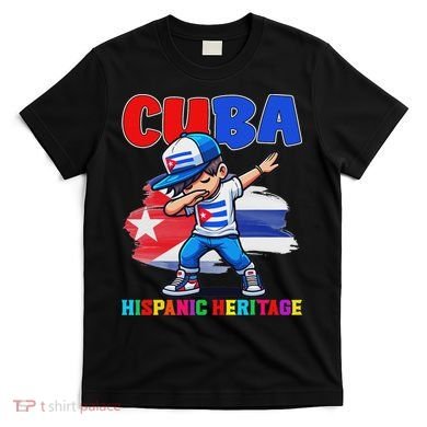 Cuba Dabbing Hispanic Heritage Celebration For T-Shirt