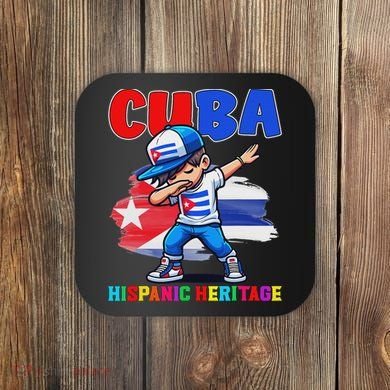 Cuba Dabbing Hispanic Heritage Celebration For Coaster